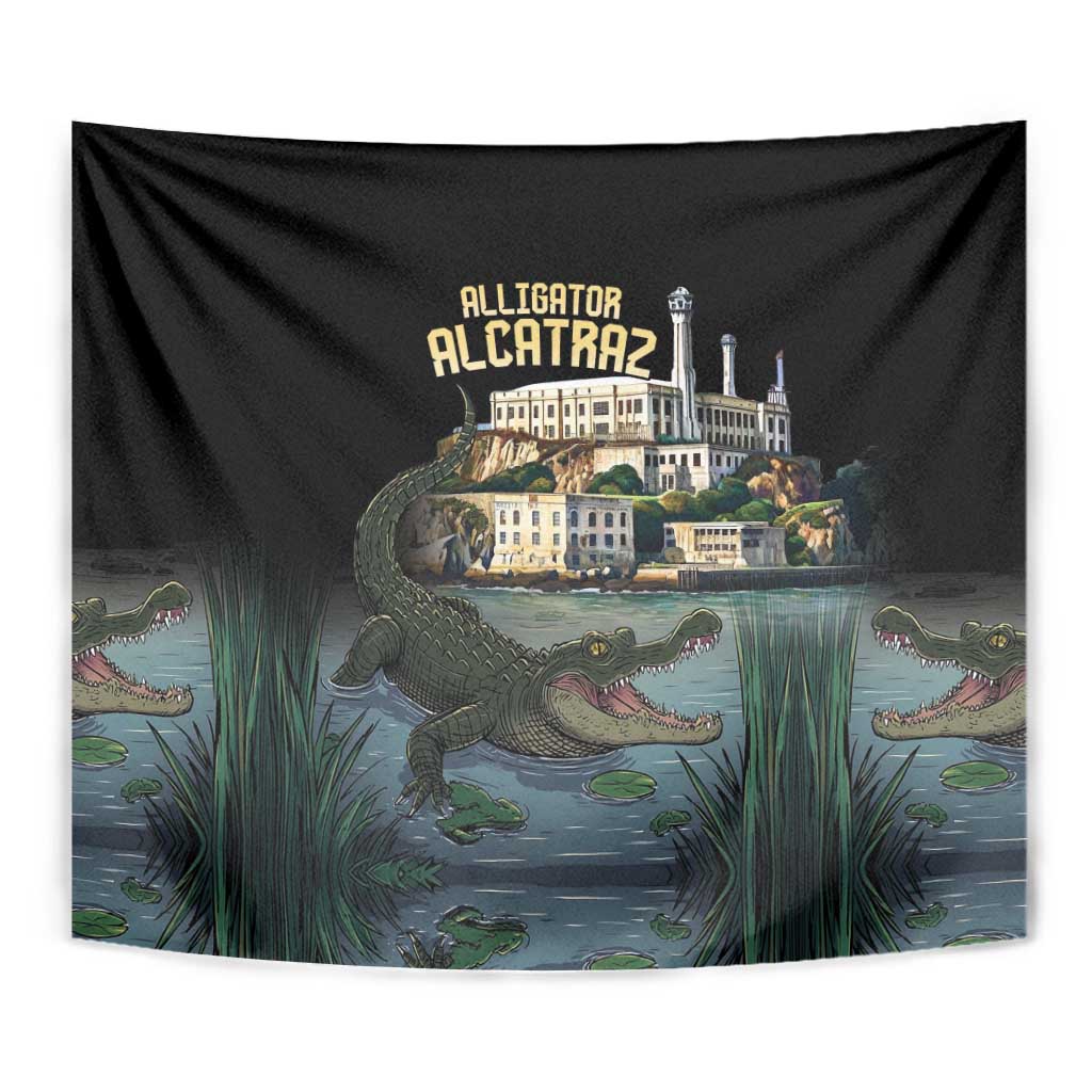 Everglades Alligator Alcatraz Florida Tapestry - Wonder Print Shop