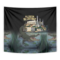 Everglades Alligator Alcatraz Florida Tapestry - Wonder Print Shop
