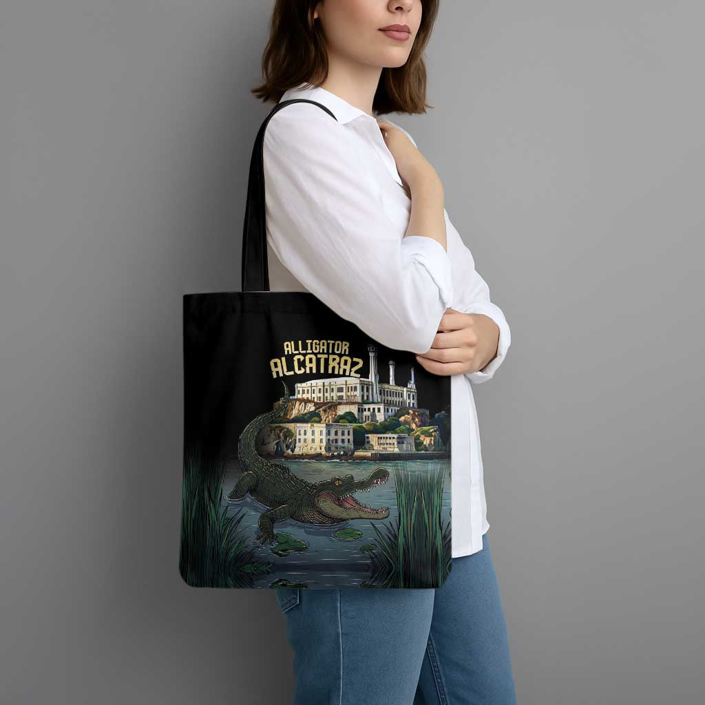 Everglades Alligator Alcatraz Florida Tote Bag - Wonder Print Shop
