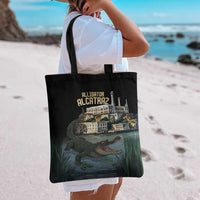 Everglades Alligator Alcatraz Florida Tote Bag - Wonder Print Shop