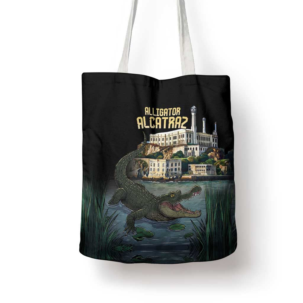 Everglades Alligator Alcatraz Florida Tote Bag - Wonder Print Shop