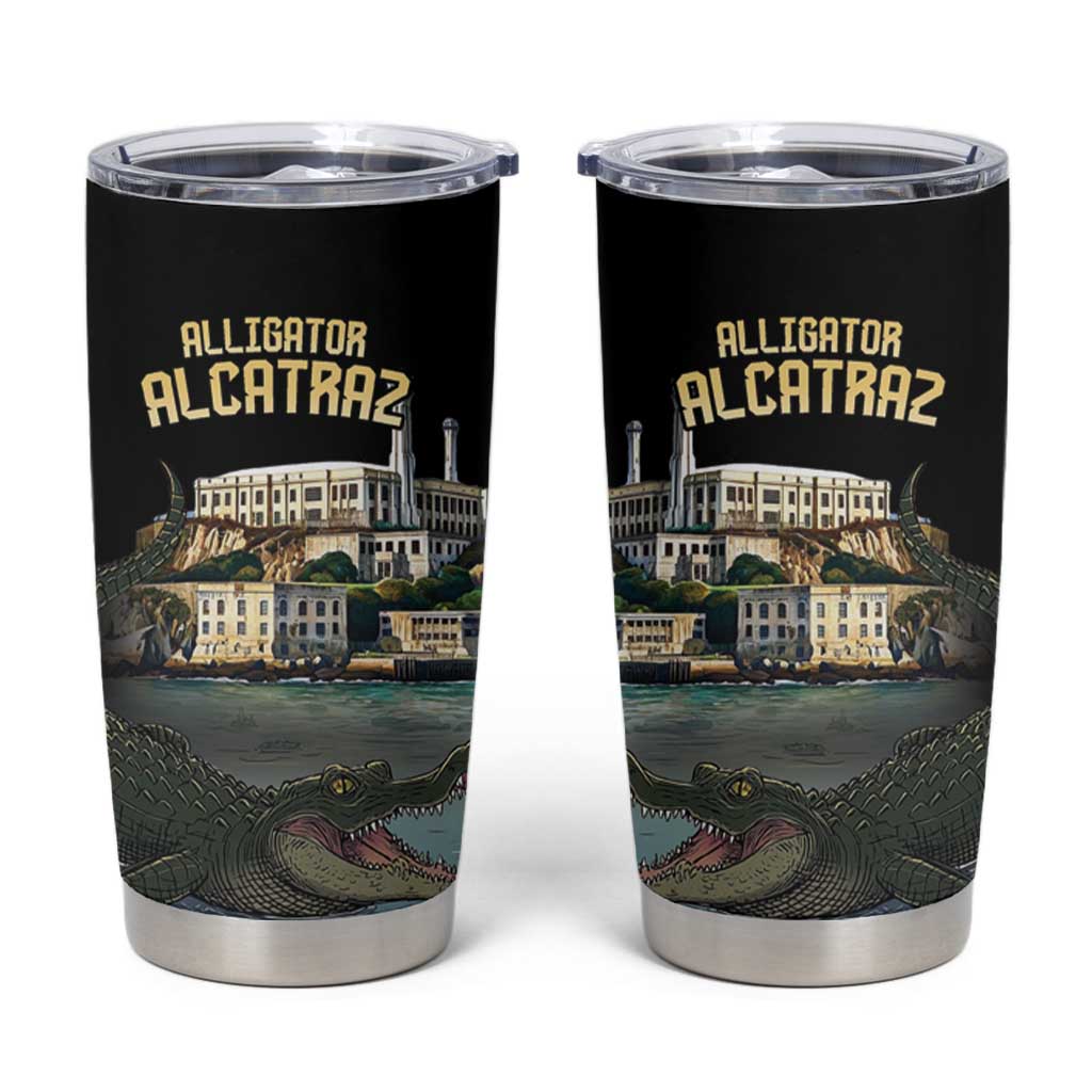 Everglades Alligator Alcatraz Florida Tumbler Cup - Wonder Print Shop