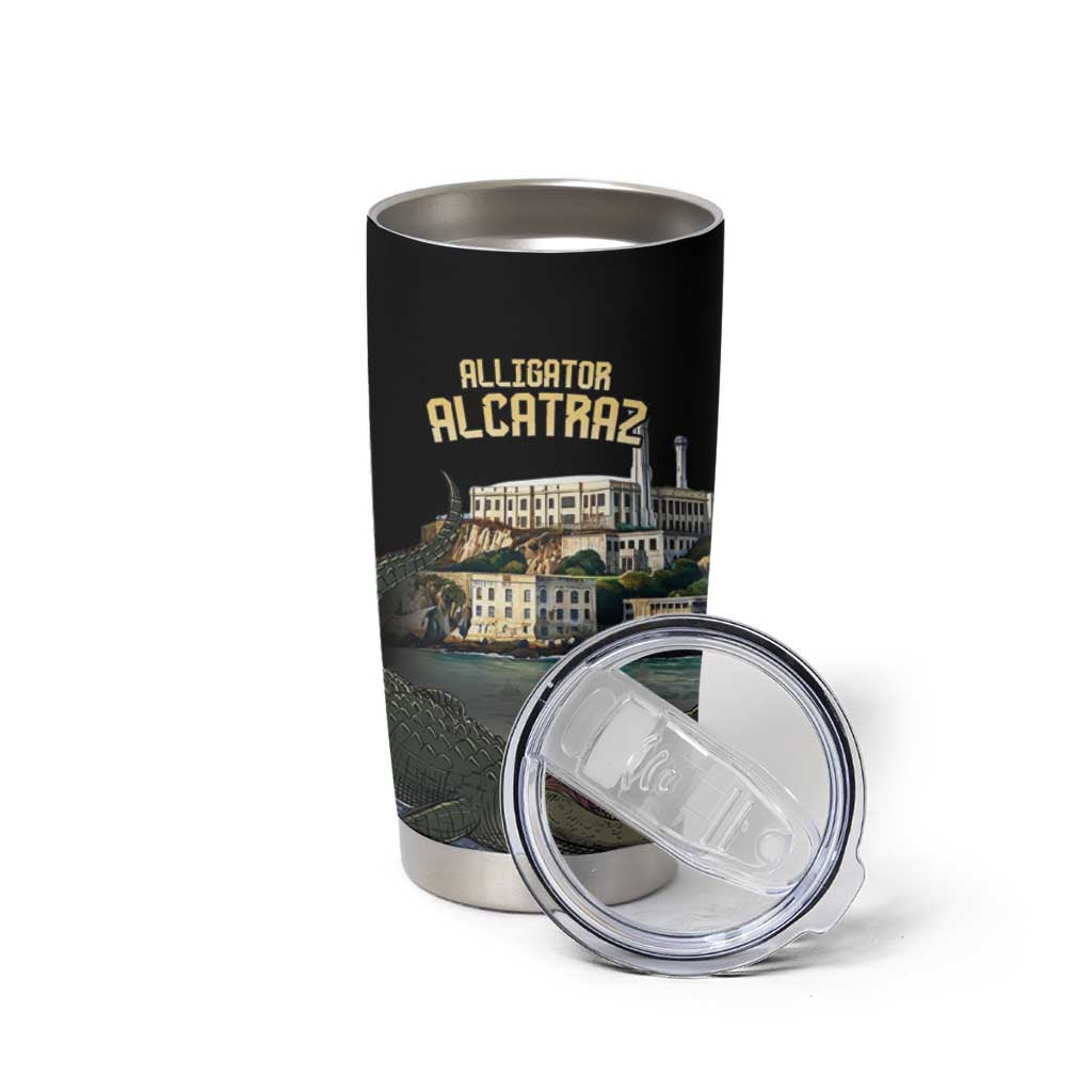 Everglades Alligator Alcatraz Florida Tumbler Cup - Wonder Print Shop