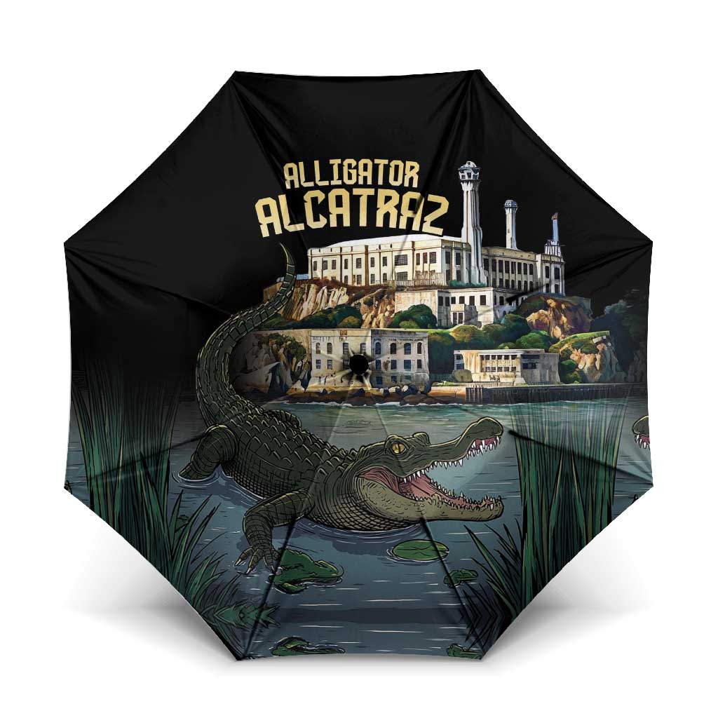 Everglades Alligator Alcatraz Florida Umbrella - Wonder Print Shop