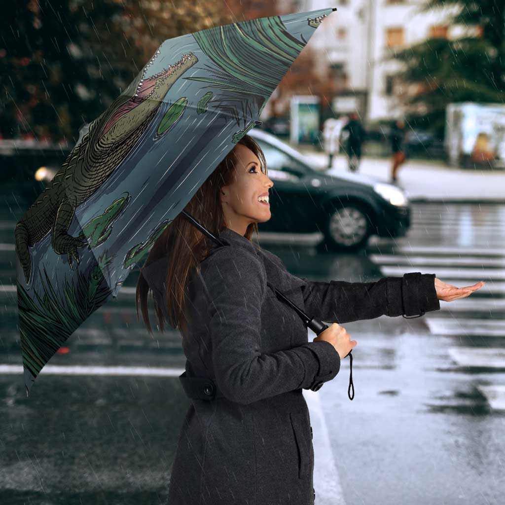 Everglades Alligator Alcatraz Florida Umbrella - Wonder Print Shop