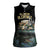 Everglades Alligator Alcatraz Florida Women Sleeveless Polo Shirt - Wonder Print Shop