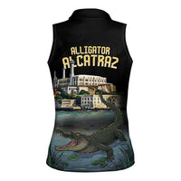 Everglades Alligator Alcatraz Florida Women Sleeveless Polo Shirt - Wonder Print Shop