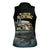 Everglades Alligator Alcatraz Florida Women Sleeveless Polo Shirt - Wonder Print Shop