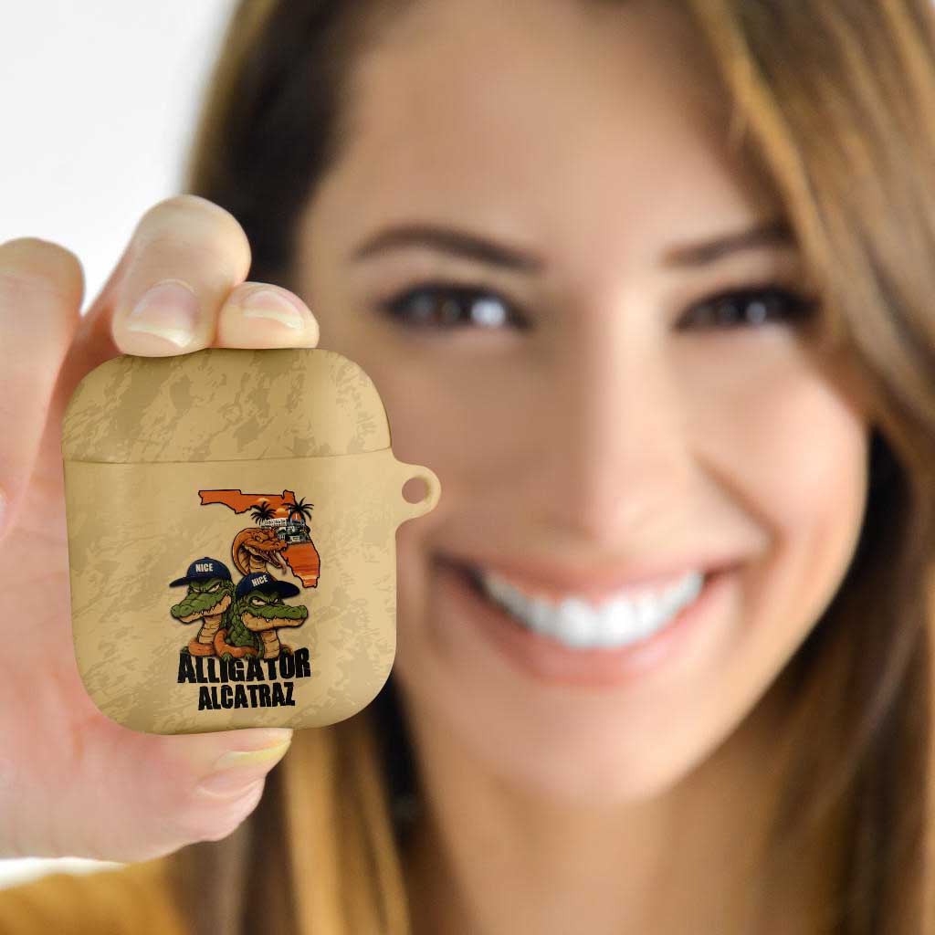Alligator Alcatraz Prison Florida Everglades AirPods Case - Wonder Print Shop