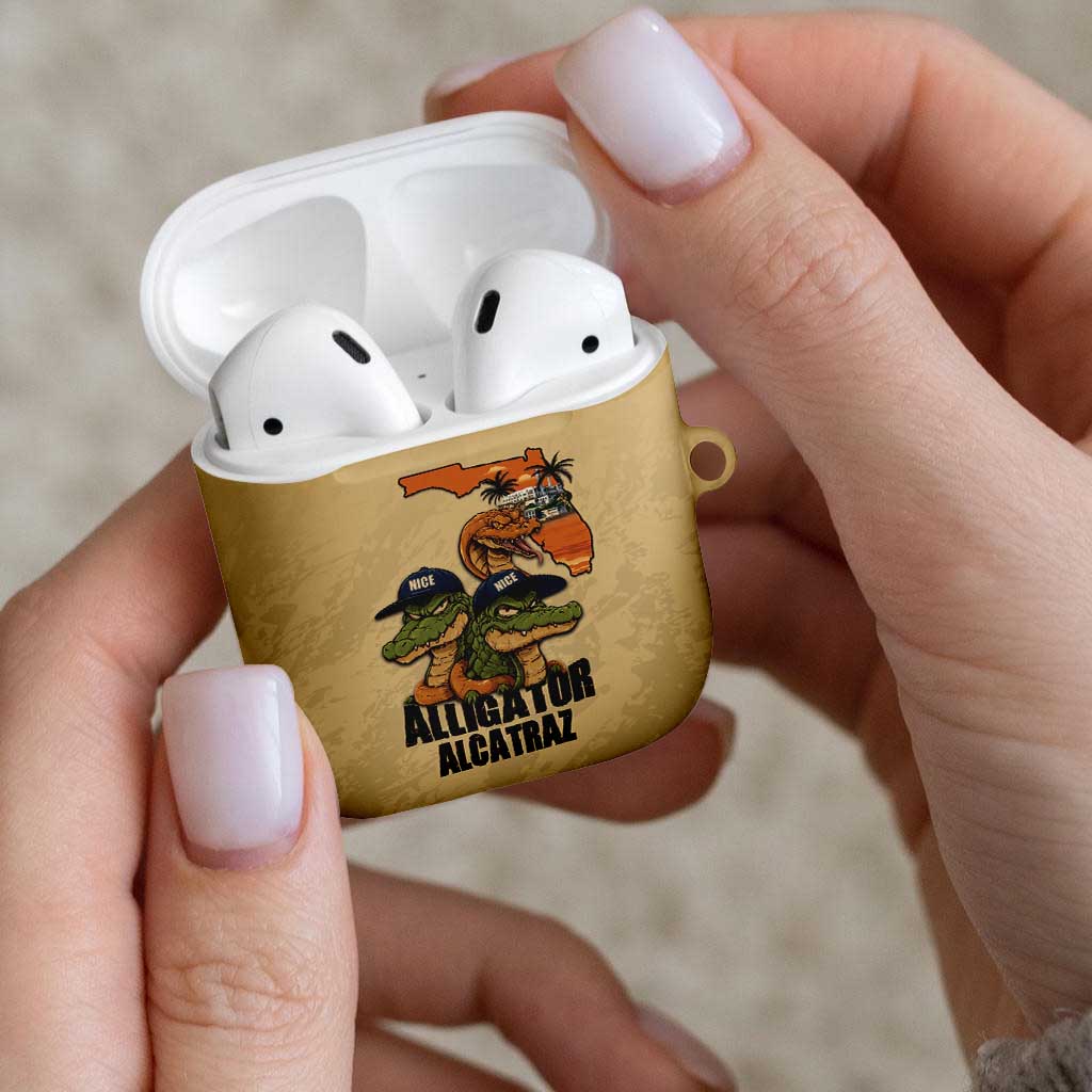 Alligator Alcatraz Prison Florida Everglades AirPods Case - Wonder Print Shop