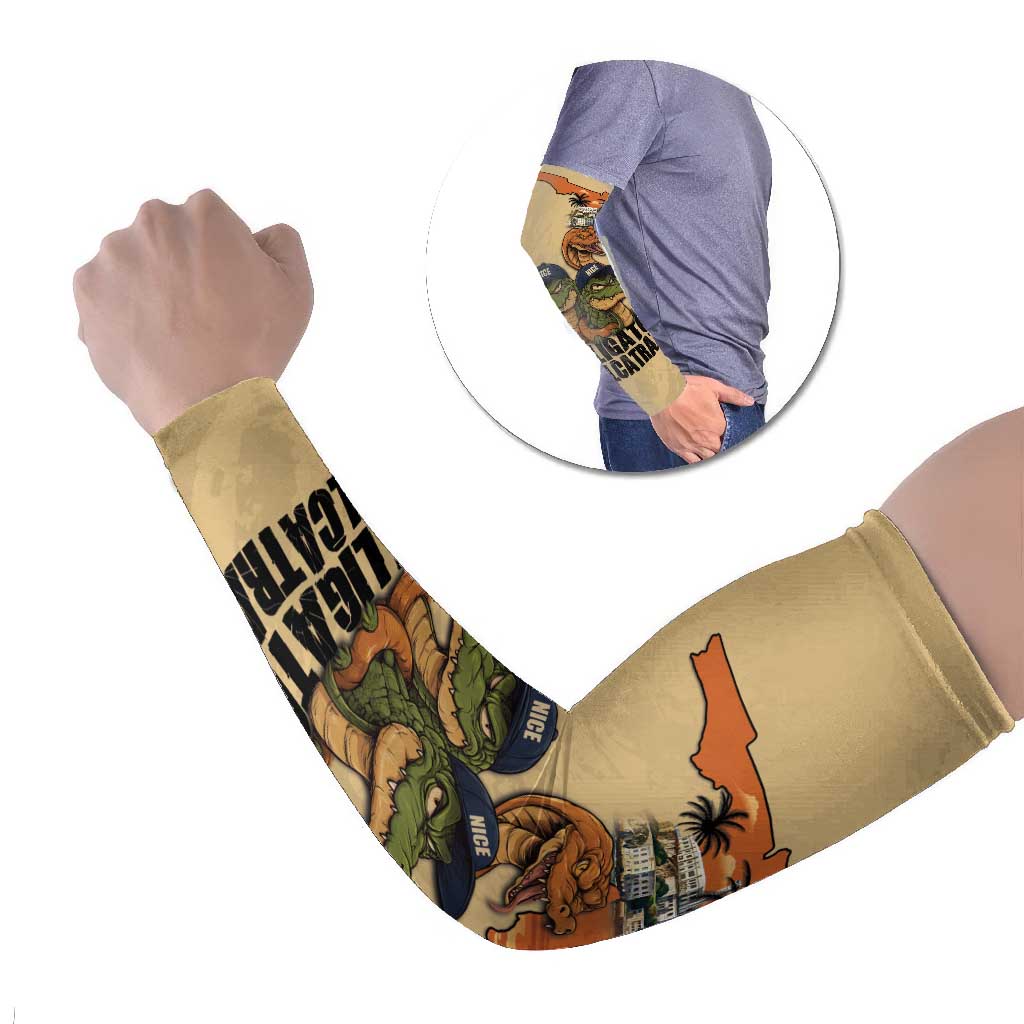 Alligator Alcatraz Prison Florida Everglades Arm Sleeves - Wonder Print Shop