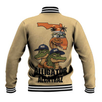 Alligator Alcatraz Prison Florida Everglades Baseball Jacket - Wonder Print Shop