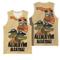 Alligator Alcatraz Prison Florida Everglades Basketball Jersey - Wonder Print Shop