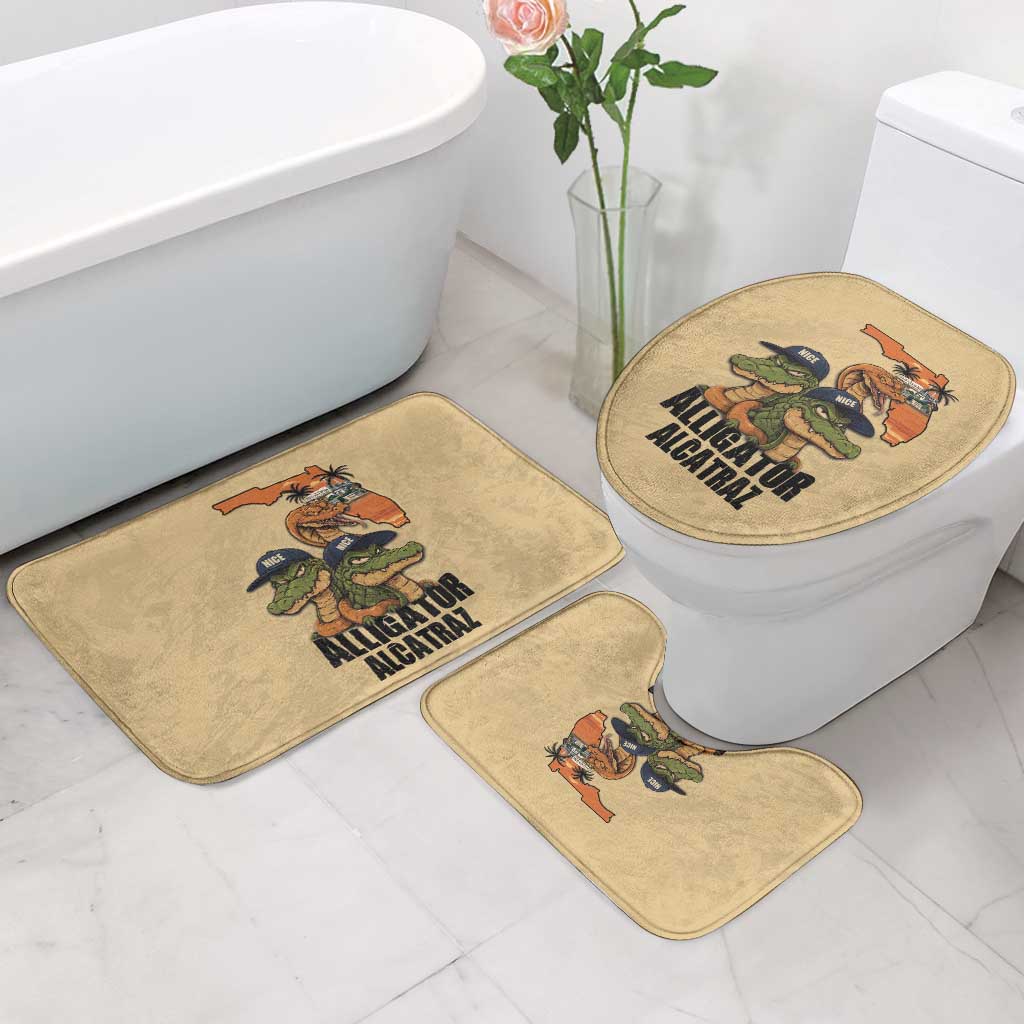 Alligator Alcatraz Prison Florida Everglades Bathroom Set - Wonder Print Shop