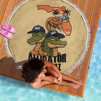 Alligator Alcatraz Prison Florida Everglades Beach Blanket - Wonder Print Shop