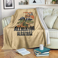 Alligator Alcatraz Prison Florida Everglades Blanket - Wonder Print Shop