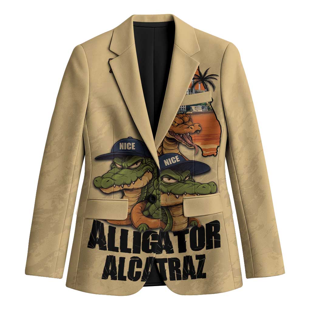 Alligator Alcatraz Prison Florida Everglades Blazer - Wonder Print Shop