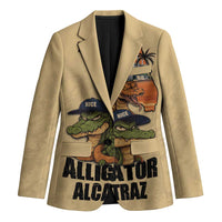 Alligator Alcatraz Prison Florida Everglades Blazer - Wonder Print Shop
