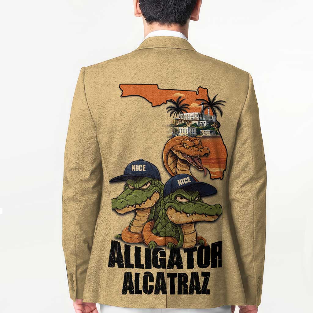 Alligator Alcatraz Prison Florida Everglades Blazer - Wonder Print Shop