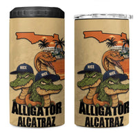 Alligator Alcatraz Prison Florida Everglades 4 in 1 Can Cooler Tumbler - Wonder Print Shop
