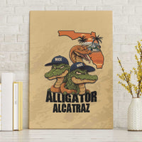 Alligator Alcatraz Prison Florida Everglades Canvas Wall Art - Wonder Print Shop