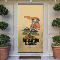 Alligator Alcatraz Prison Florida Everglades Door Cover - Wonder Print Shop