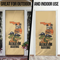 Alligator Alcatraz Prison Florida Everglades Door Cover - Wonder Print Shop
