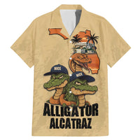 Alligator Alcatraz Prison Florida Everglades Family Matching Mermaid Dress and Hawaiian Shirt - Wonder Print Shop