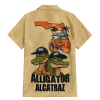 Alligator Alcatraz Prison Florida Everglades Family Matching Mermaid Dress and Hawaiian Shirt - Wonder Print Shop