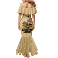 Alligator Alcatraz Prison Florida Everglades Family Matching Mermaid Dress and Hawaiian Shirt - Wonder Print Shop