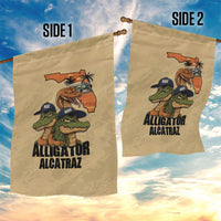 Alligator Alcatraz Prison Florida Everglades Garden Flag - Wonder Print Shop