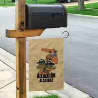 Alligator Alcatraz Prison Florida Everglades Garden Flag - Wonder Print Shop