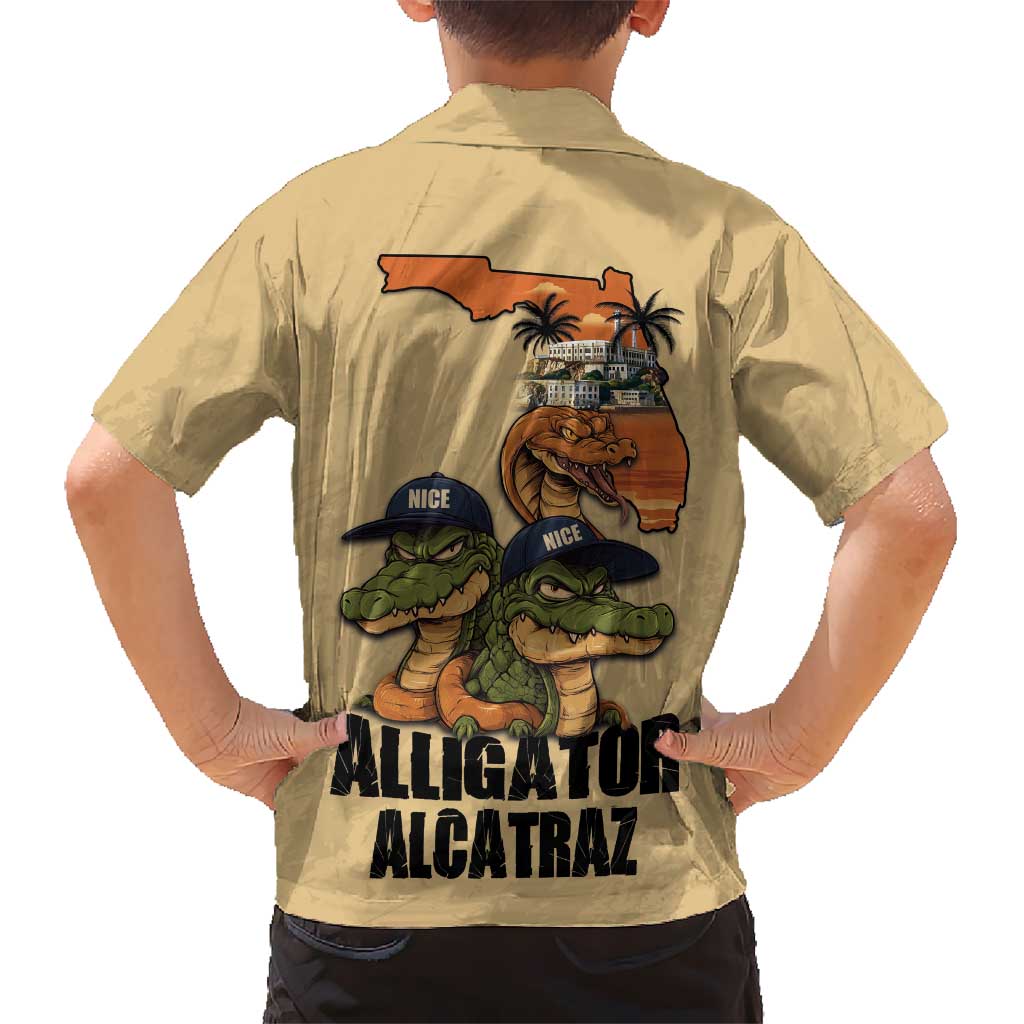 Alligator Alcatraz Prison Florida Everglades Hawaiian Shirt - Wonder Print Shop