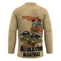 Alligator Alcatraz Prison Florida Everglades Hockey Jersey - Wonder Print Shop