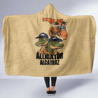 Alligator Alcatraz Prison Florida Everglades Hooded Blanket - Wonder Print Shop