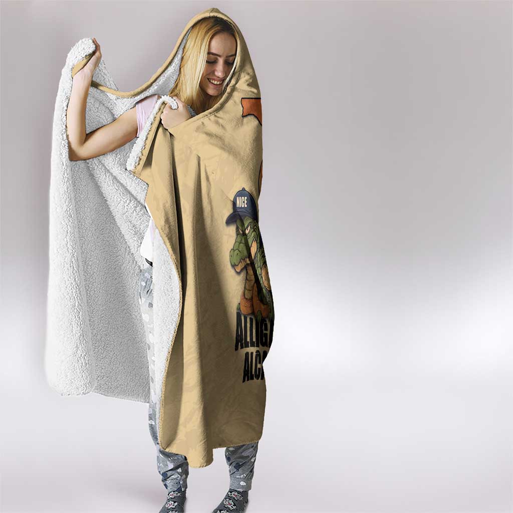 Alligator Alcatraz Prison Florida Everglades Hooded Blanket - Wonder Print Shop
