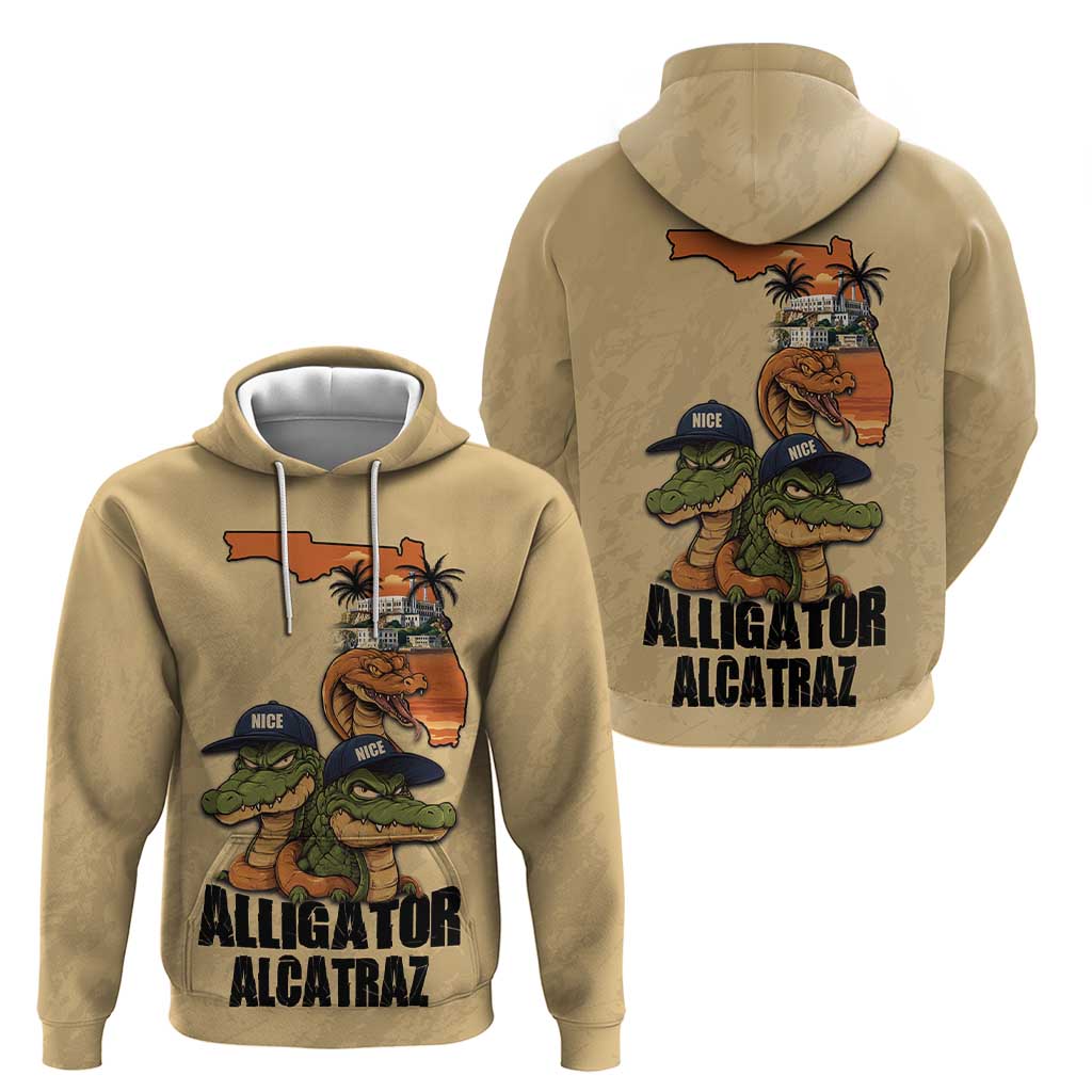 Alligator Alcatraz Prison Florida Everglades Hoodie - Wonder Print Shop