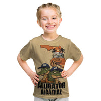 Alligator Alcatraz Prison Florida Everglades Kid T Shirt - Wonder Print Shop