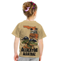 Alligator Alcatraz Prison Florida Everglades Kid T Shirt - Wonder Print Shop