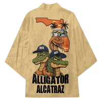 Alligator Alcatraz Prison Florida Everglades Kimono - Wonder Print Shop