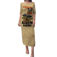 Alligator Alcatraz Prison Florida Everglades Puletasi - Wonder Print Shop