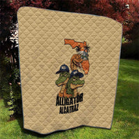 Alligator Alcatraz Prison Florida Everglades Quilt - Wonder Print Shop