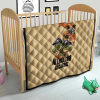 Alligator Alcatraz Prison Florida Everglades Quilt - Wonder Print Shop