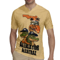 Alligator Alcatraz Prison Florida Everglades Rugby Jersey - Wonder Print Shop
