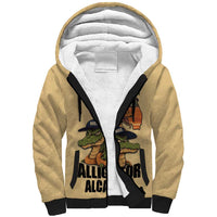 Alligator Alcatraz Prison Florida Everglades Sherpa Hoodie - Wonder Print Shop
