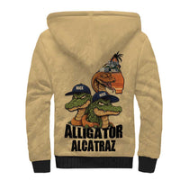 Alligator Alcatraz Prison Florida Everglades Sherpa Hoodie - Wonder Print Shop