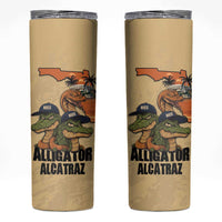 Alligator Alcatraz Prison Florida Everglades Skinny Tumbler - Wonder Print Shop