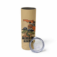 Alligator Alcatraz Prison Florida Everglades Skinny Tumbler - Wonder Print Shop