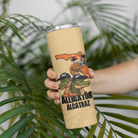 Alligator Alcatraz Prison Florida Everglades Skinny Tumbler - Wonder Print Shop