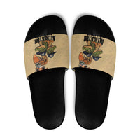 Alligator Alcatraz Prison Florida Everglades Slide Sandals - Wonder Print Shop